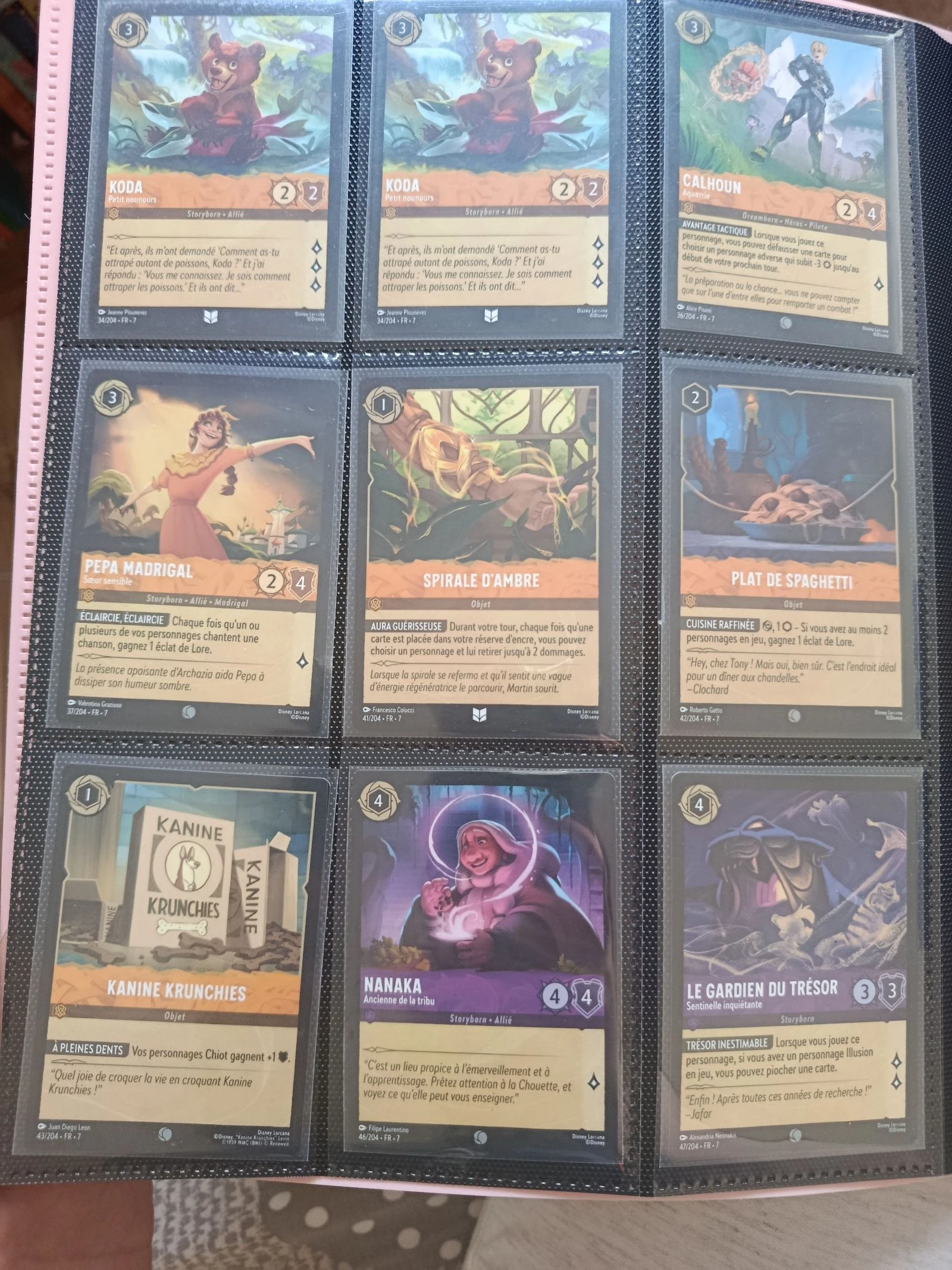 Carte lorcana chapitre 7